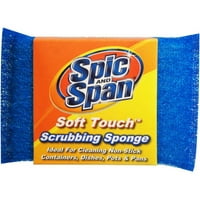 Spic and Span Microfiber set of 4-1 towel 1 mesh scour and 2 metallic scrub